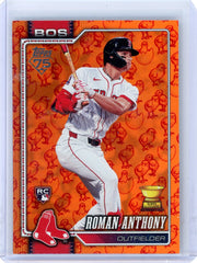 Roman Anthony 2026 Topps Series 1 Easter Chick SP Orange Foil RC