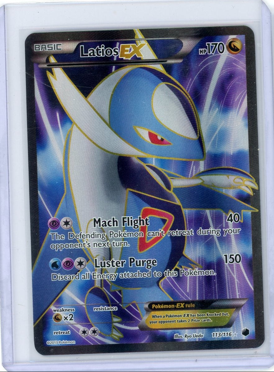 Latios EX Pokemon Plasma Freeze Ultra Rare Full Art 113/116