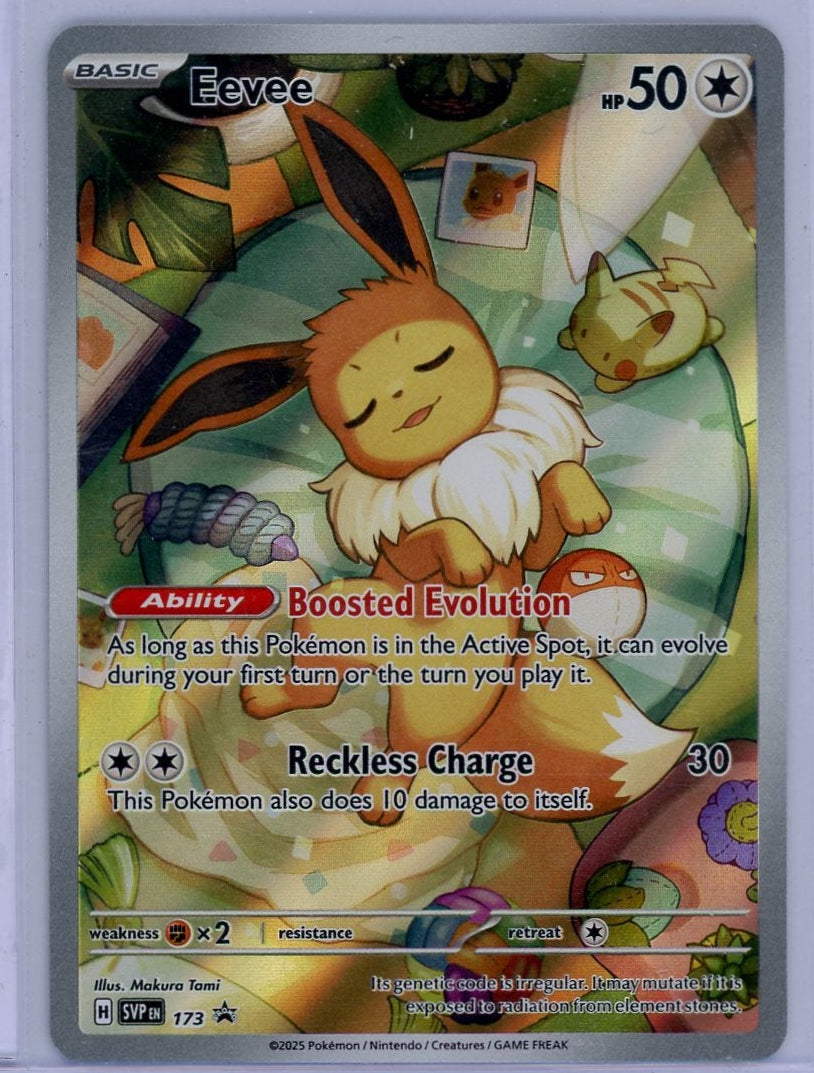 Eevee 2025 Pokemon Black Star ETB Promo #173