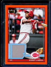 Barry Larkin 2026 Topps Series 1 '91 Topps Jersey Relic Orange #'d 10/25