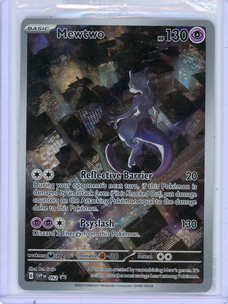Mewtwo Pokémon Scarlet & Violet Black Star Promo #052 (SEALED)