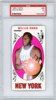 Willis Reed 1969 Topps #60 PSA 3