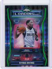 Kyrie Irving 2025 Topps Chrome Basketball Loading Green Geometric Refractor #'d 43/99