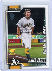 Nick Kurtz 2026 Topps Series 1 Walk this Way SP