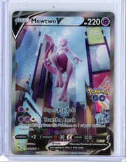 MewTwo V Pokémon Go Alternate Art #072/078
