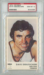 Dave DeBusschere 1972 Icee Bear PSA 10
