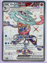 Greninja Pokémon 2024 Twilight Masquerade #198/167