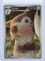 Furret 2025 Pokemon Journey Together Illustration rare #168/159