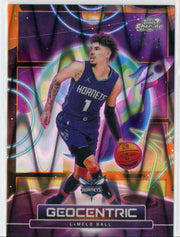 LaMelo Ball 2025-2026 Topps NBA Cosmic Chrome Geocentric #GE-20 #'d 8/25