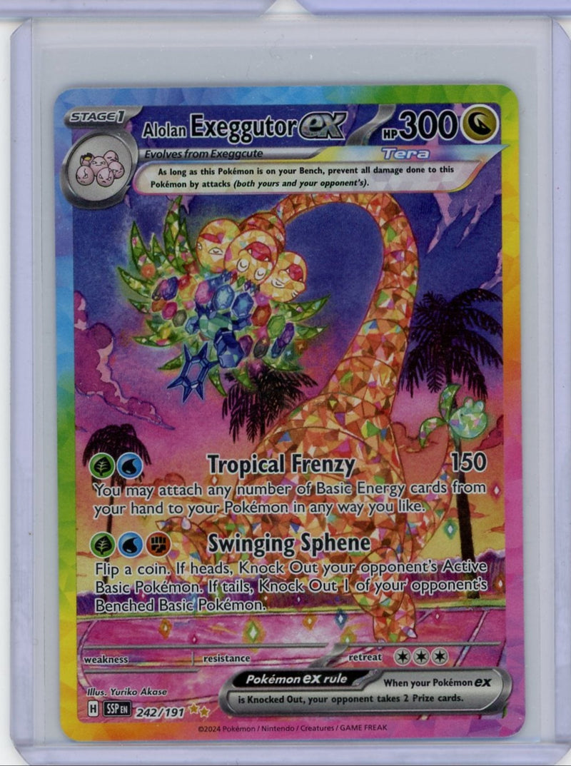 Alolan Exeggutor EX Pokémon Surging Sparks SIR 
