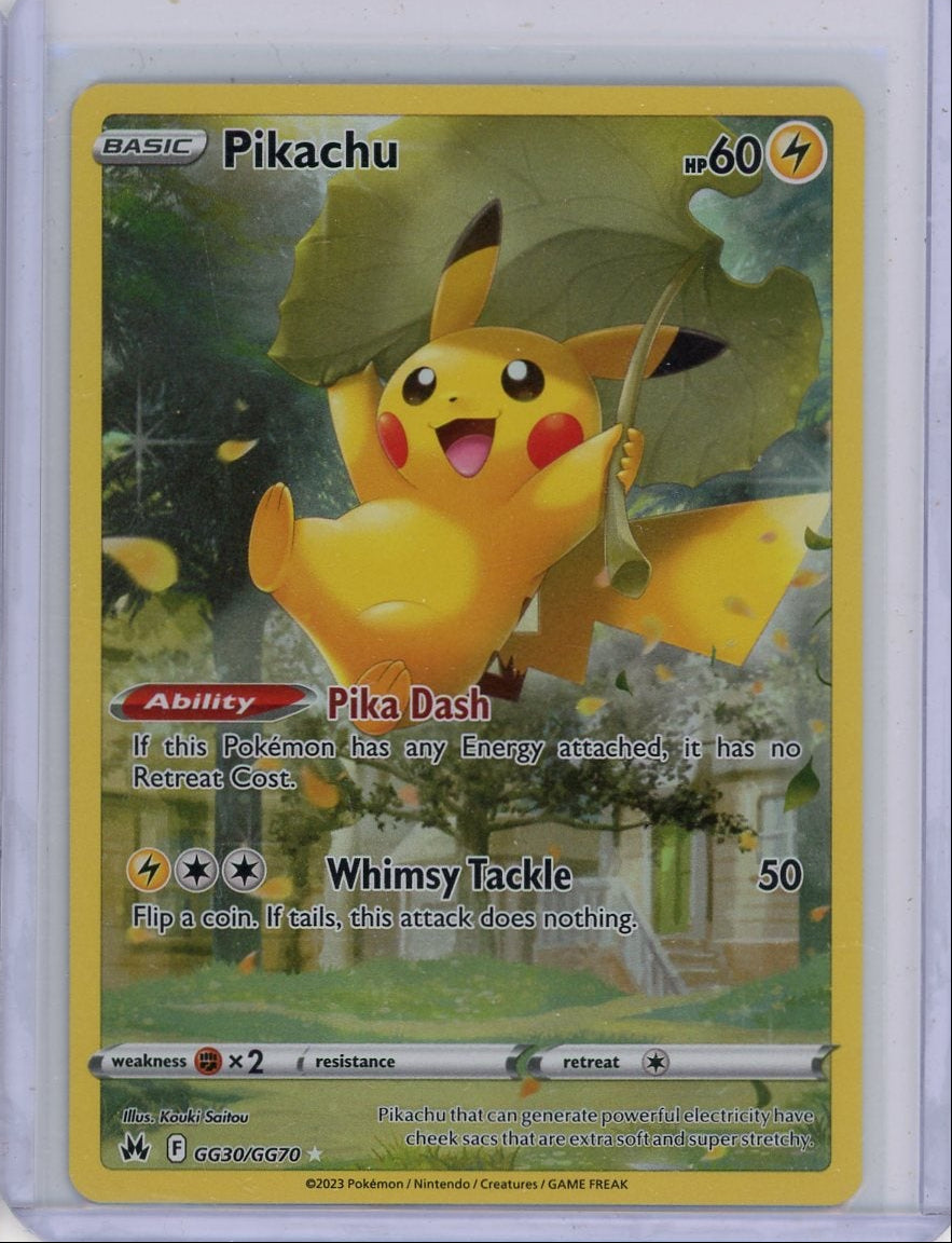 Pikachu 2023 Pokemon Galarian Gallery #GG30/GG70