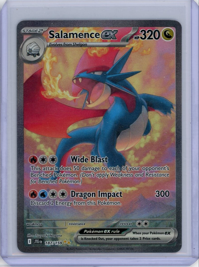 Salamence ex Pokemon Journey Together Secret Illustration Rare 187/159