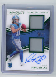 Isaac TeSlaa 2025 Panini Immaculate Signature Patches RPA #'d 09/25