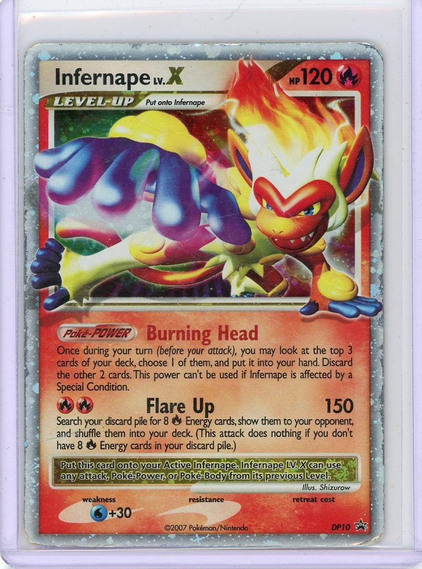 Infernape Lv. X Pokemon Black Star Promo #DP10 HP/DMG