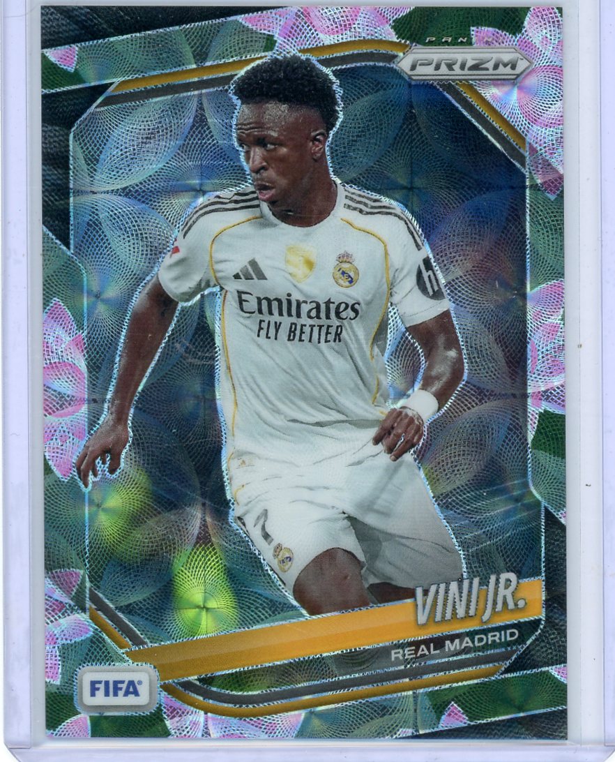Vini Jr. 2025-26 Panini Prizm FIFA Plum Blossom #'d 09/18