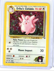Erika's Clefable Pokémon Gym Heroes 1st Edition Holo #3/132 MP
