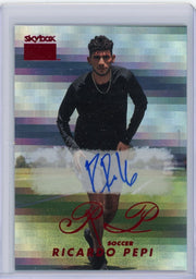 Ricardo Pepi 2022 Metal Universe Champions Skybox Premium 1998-99 Retro Star Rubies Autographs