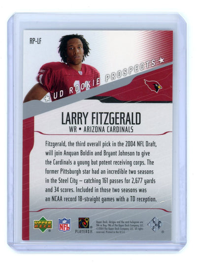 Larry Fitzgerald 2004 Upper Deck Rookie Prospects rookie card