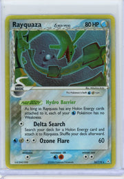 Rayquaza 2006 Pokemon Holon Phantoms holo #16/110 (minor crease)
