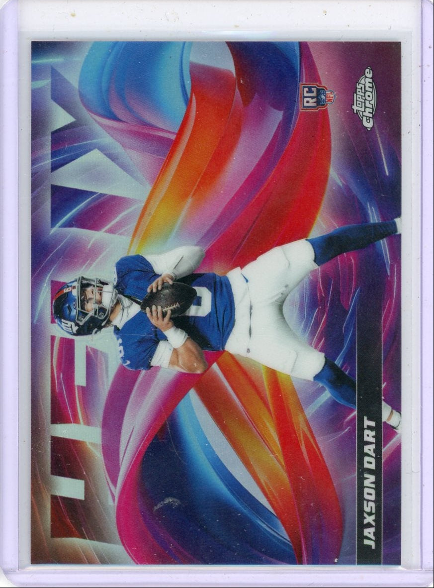 Jaxson Dart 2025 Topps Chrome Helix SP RC