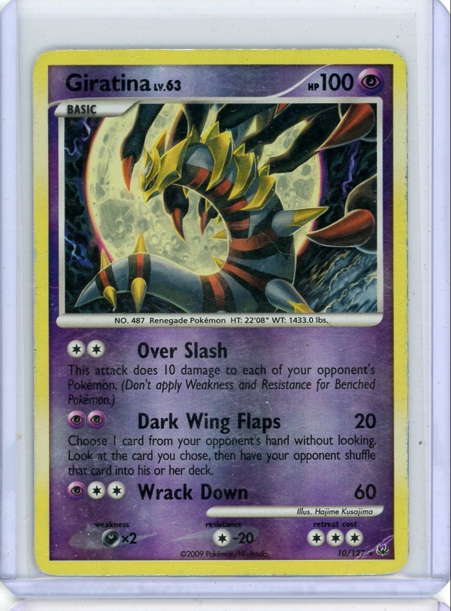 Giratina 2009 Pokemon Platinum holo #10/127 (DMG)