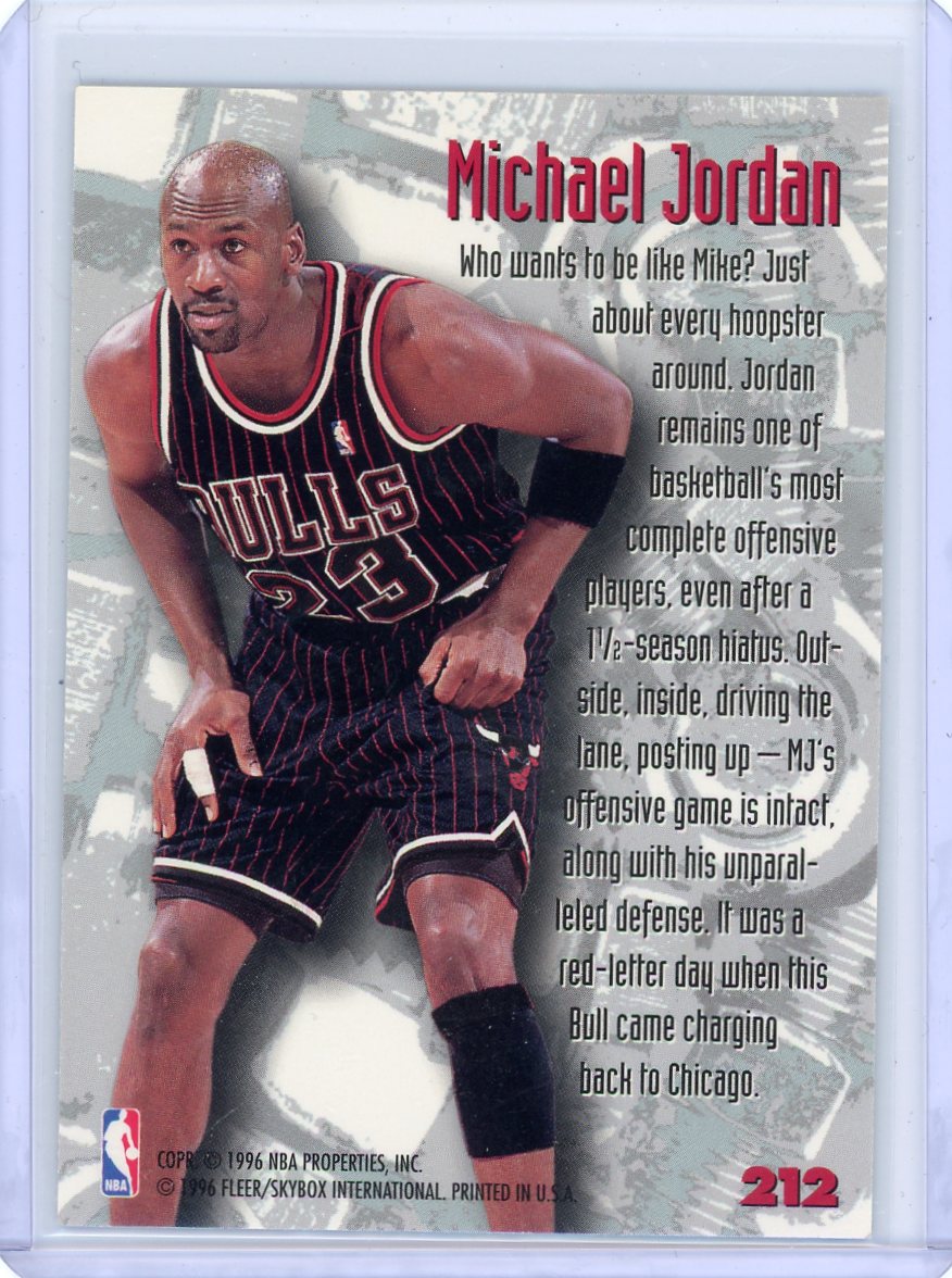 Michael Jordan 1996 Fleer SkyBox Nuts & Bolts