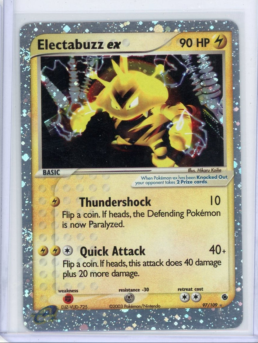 Electabuzz EX Pokémon Ruby and Sapphire  #97/109