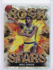 Magic Johnson 2025 Topps Chrome Basketball Rock Stars SSP