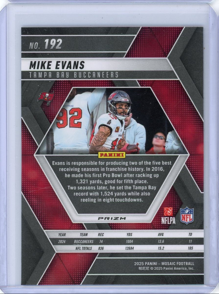 Mike Evans 2025 Panini Mosaic Genesis SSP