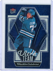 Macklin Celebrini 2024-25 Upper Deck Fleer Ultra Ultra Team RC