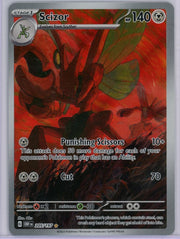 Scizor Pokémon Obsidian Flames Illustration Rare #205/197