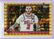 Lonzo Ball 2025 Topps Chrome Gold Geometric Refractor #'d 05/50
