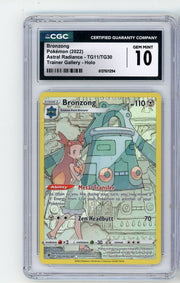 Bronzong 2022 Pokemon Astral Radiance Trainer Gallery #TG11/TG30 CGC 10