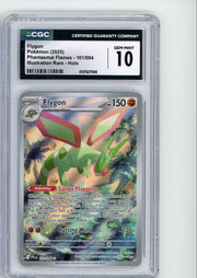 Flygon 2025 Pokemon Phantasmal Flames Illustration rare #101/094 CGC 10