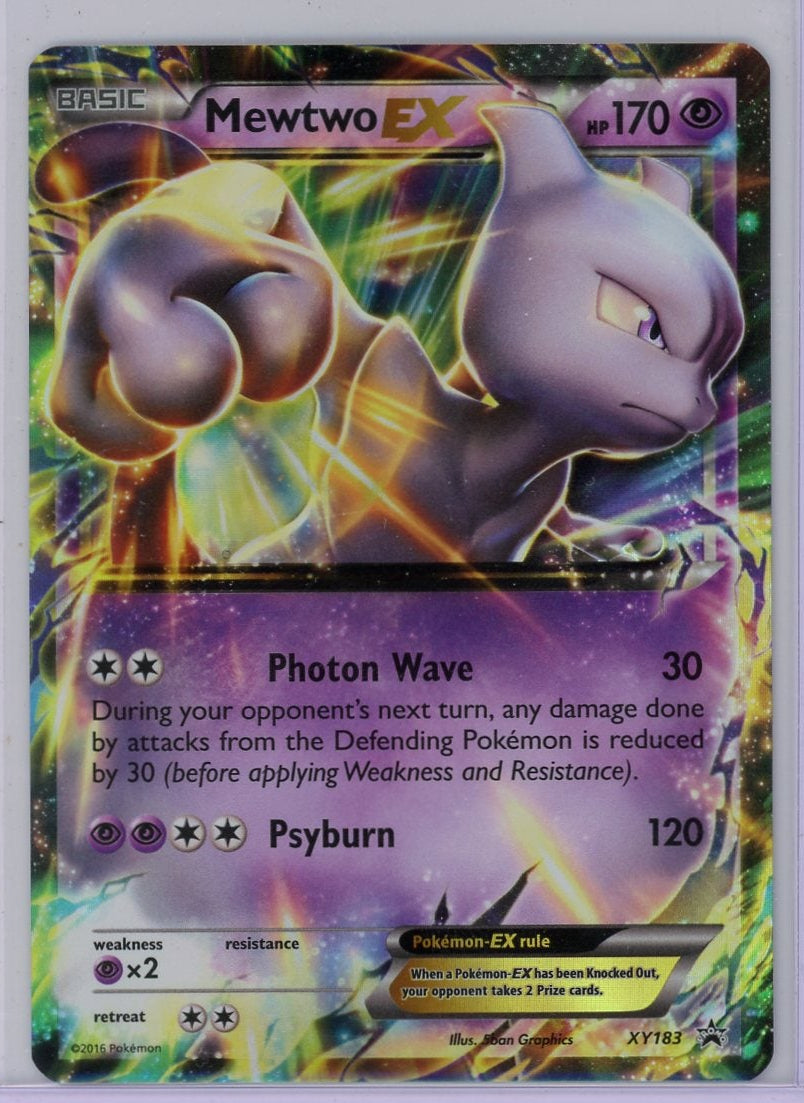Mewtwo EX 2016 Pokemon Black Star Promo #XY183