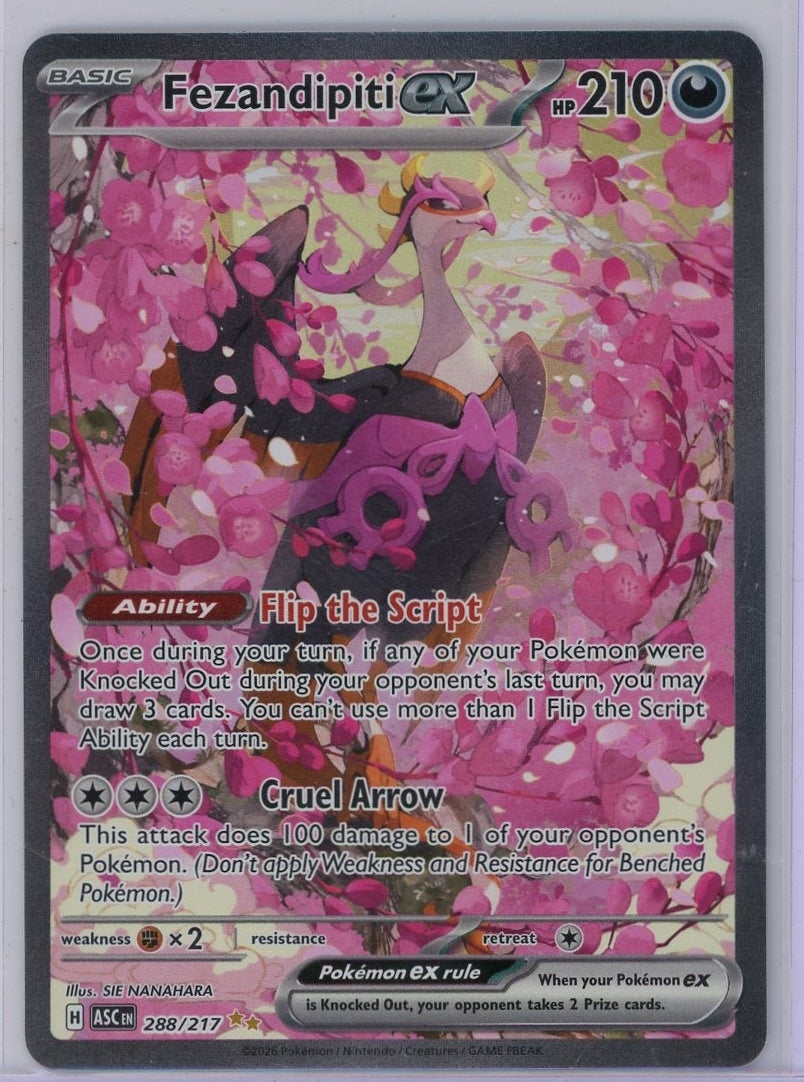Fezandipiti EXPokemon Ascended Heroes Special Illustration Rare #288/217