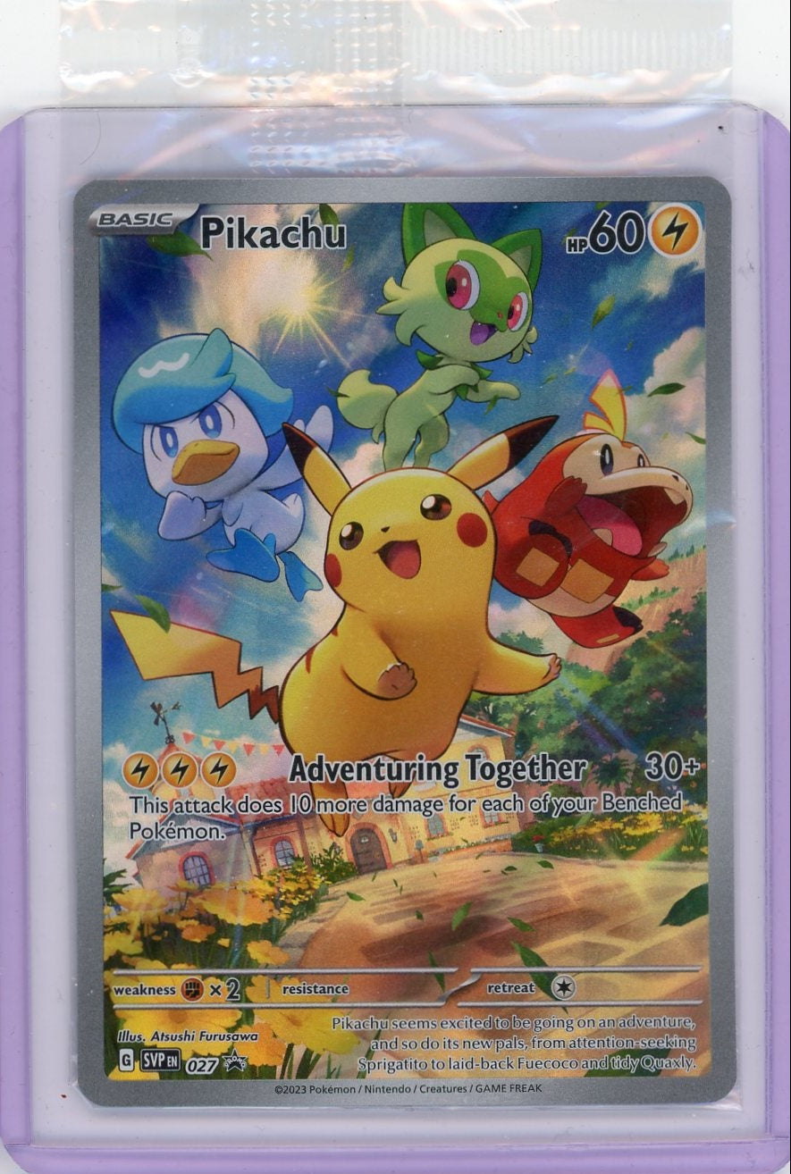 Pikachu Pokémon Black Star Promo #027 (SEALED)