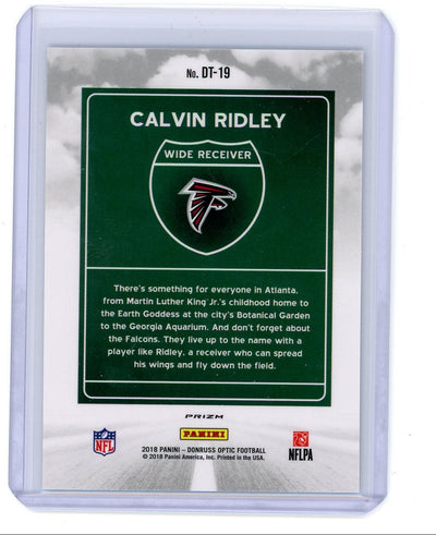Calvin Ridley 2018 Panini Donruss Optic Downtown SP