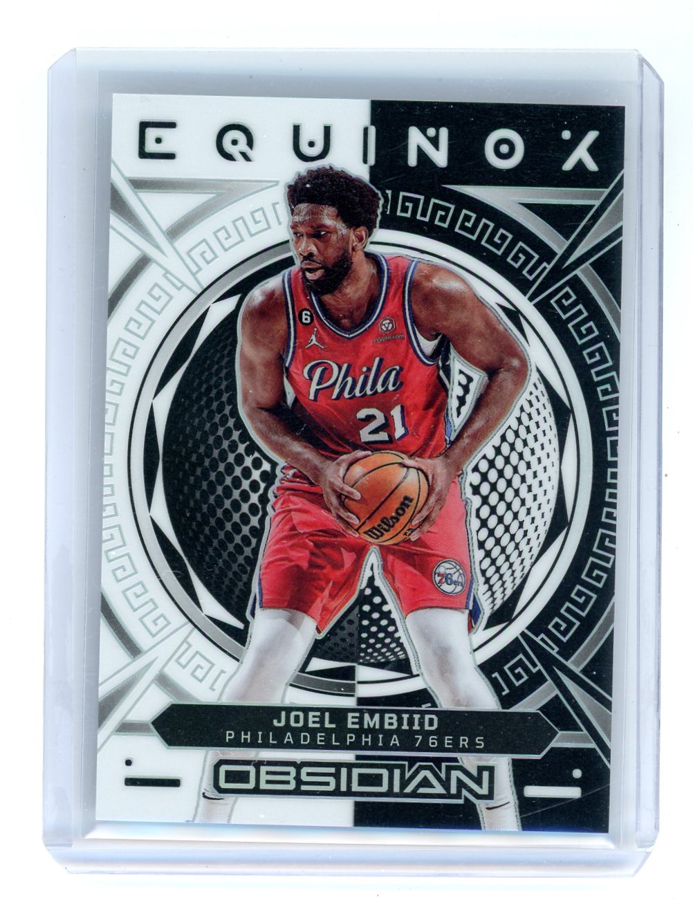 Joel Embiid 2022-23 Obsidian Equinox #'d 99/99