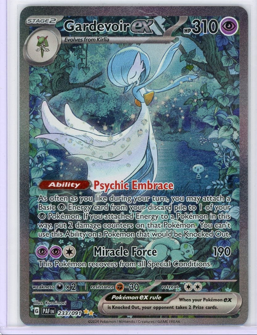 Gardevoir ex Pokémon Paldean Fates Special Illustration Rare #233/091