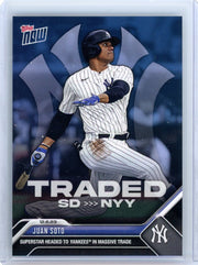 2023 Topps Now Juan Soto Traded Card