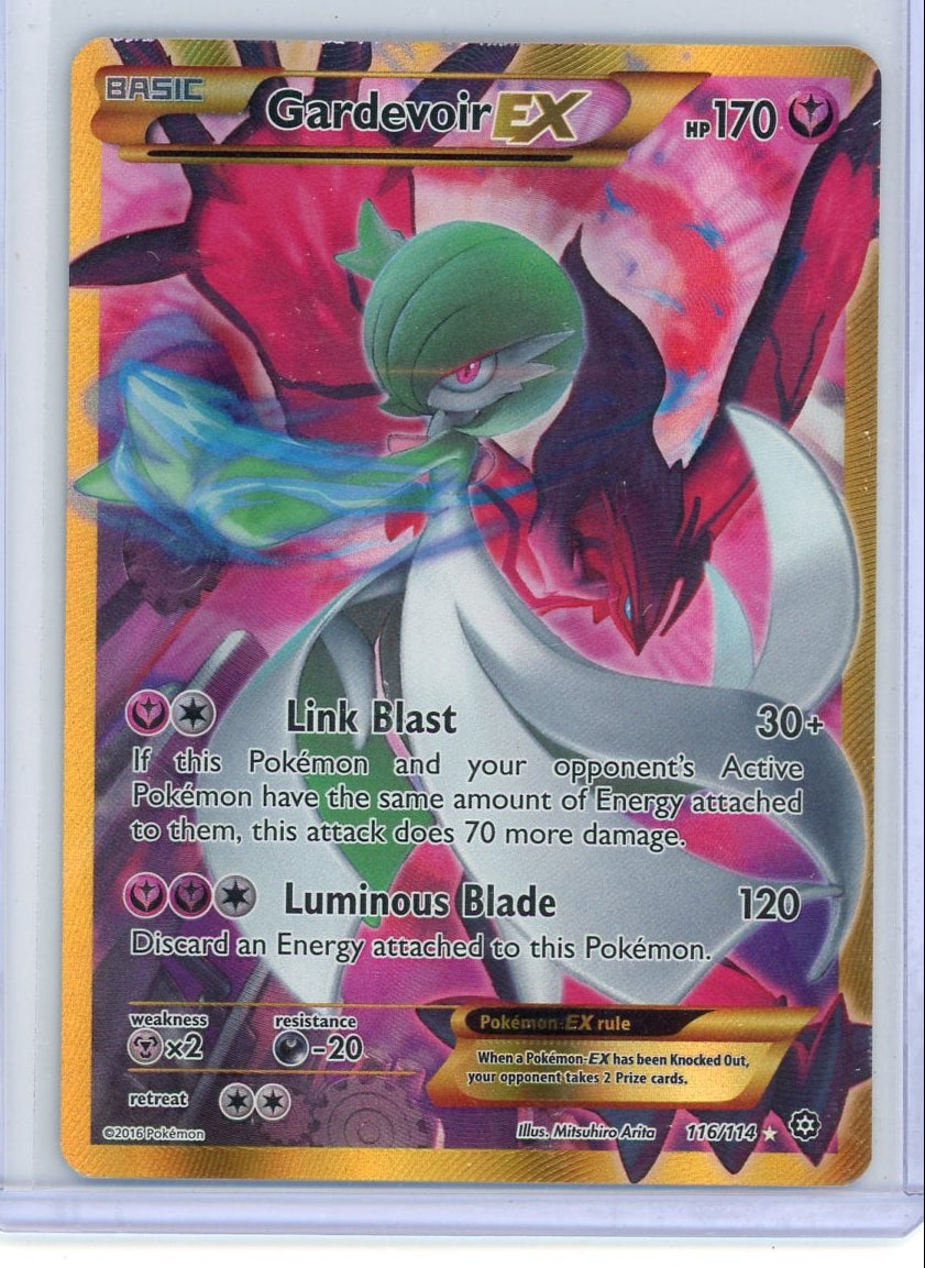Gardevoir EX Pokémon XY Steam Siege Gold Secret Rare #116/114