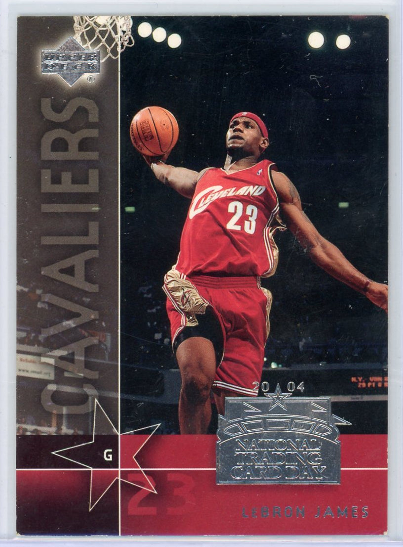 LeBron James 2004 Upper Deck National Trading Card Day #UD-7