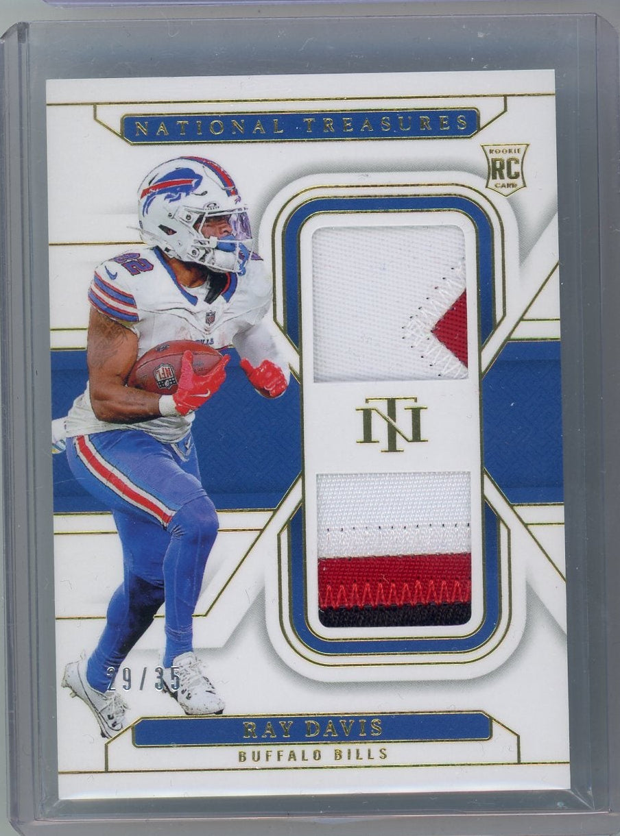 Ray Davis 2024 National Treasures Dual Patch RC #'d 29/35