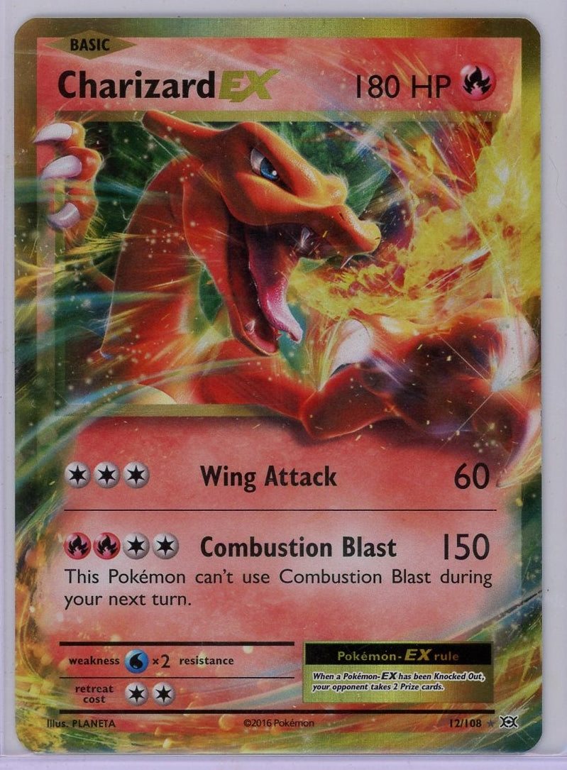 Charizard EX Pokémon XY Evolutions Ultra Rare #12/108