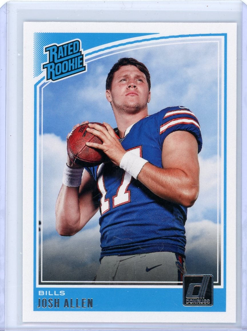 Josh Allen 2018 Panini Donruss Rated Rookie
