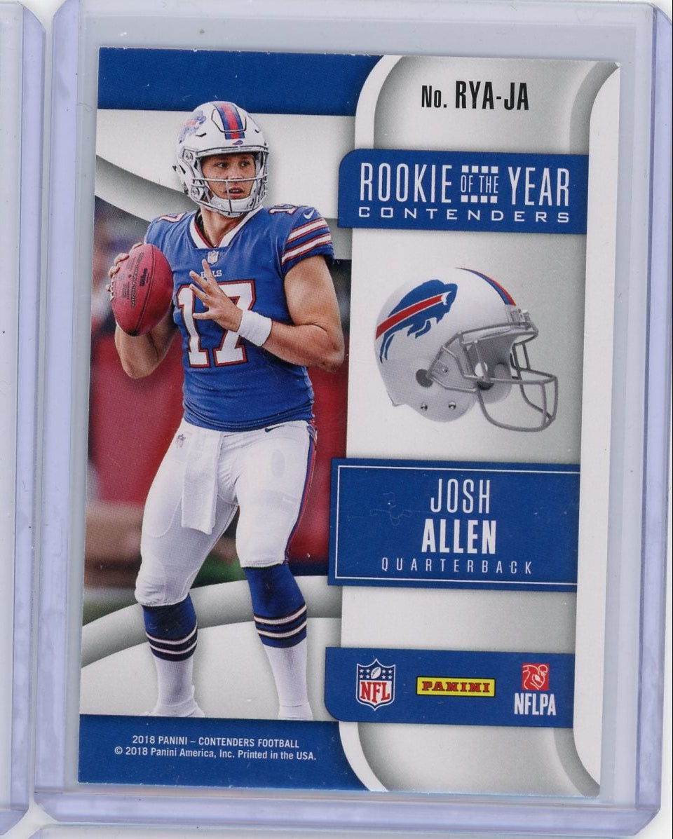 Josh Allen 2018 Panini Rookie of the Year Contenders