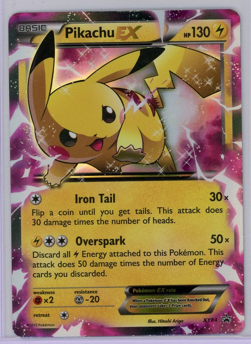 Pikachu EX 2015 Pokemon Black Star Promo #XY84