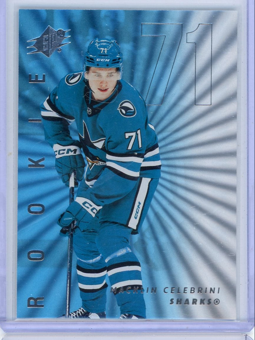 Macklin Celebrini 2024-25 Upper Deck SPx RC #160