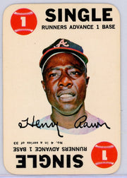 Hank Aaron 1968 Playing Card "Single"